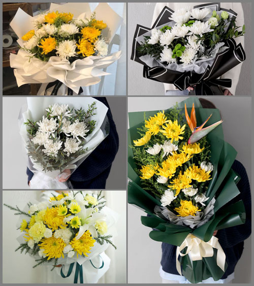 吉林白城市通榆县苏公坨乡白事花束代送